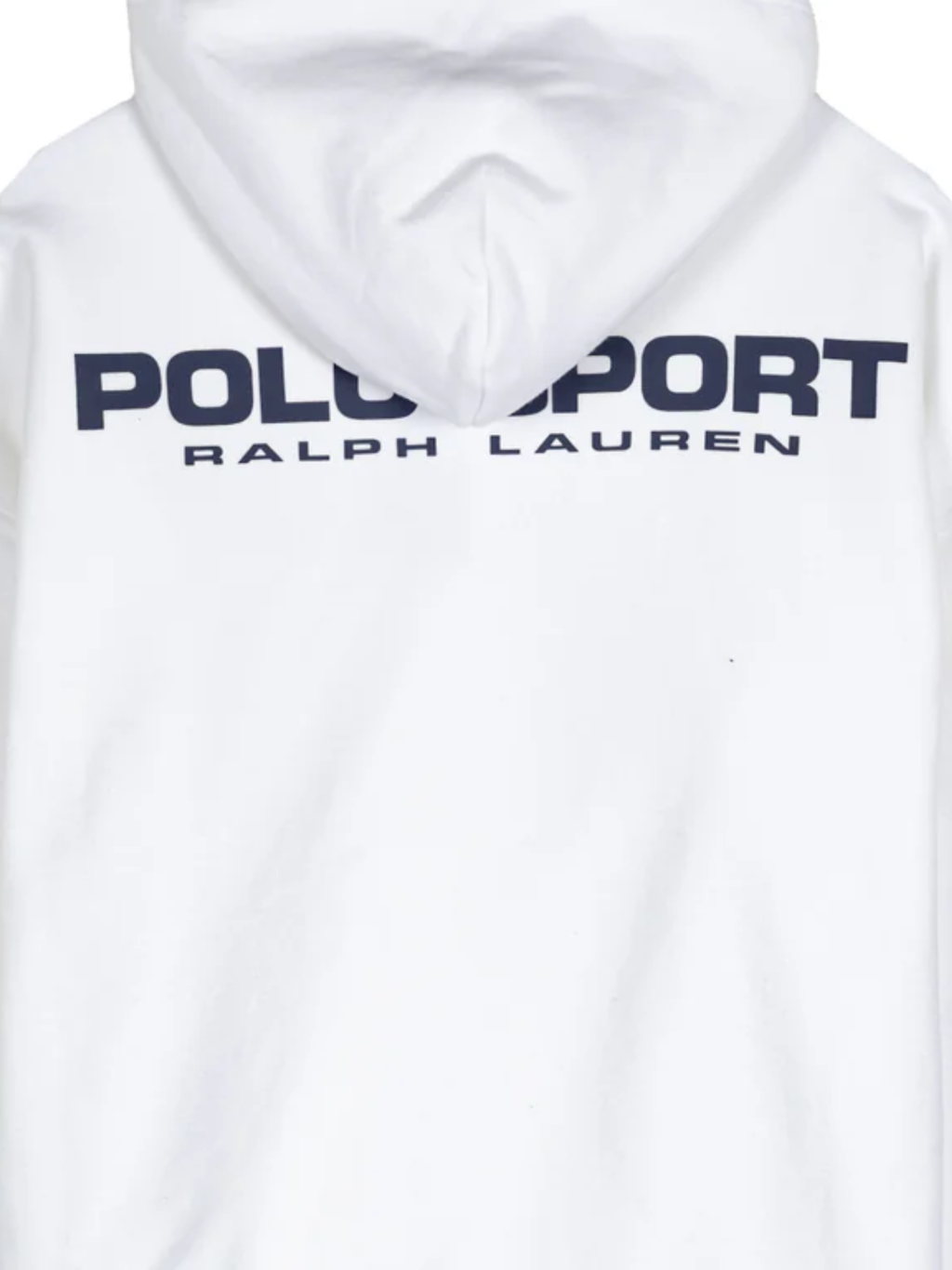 RALPH LAUREN Relaxed Fit Polo Sport Fleece Hoodie White