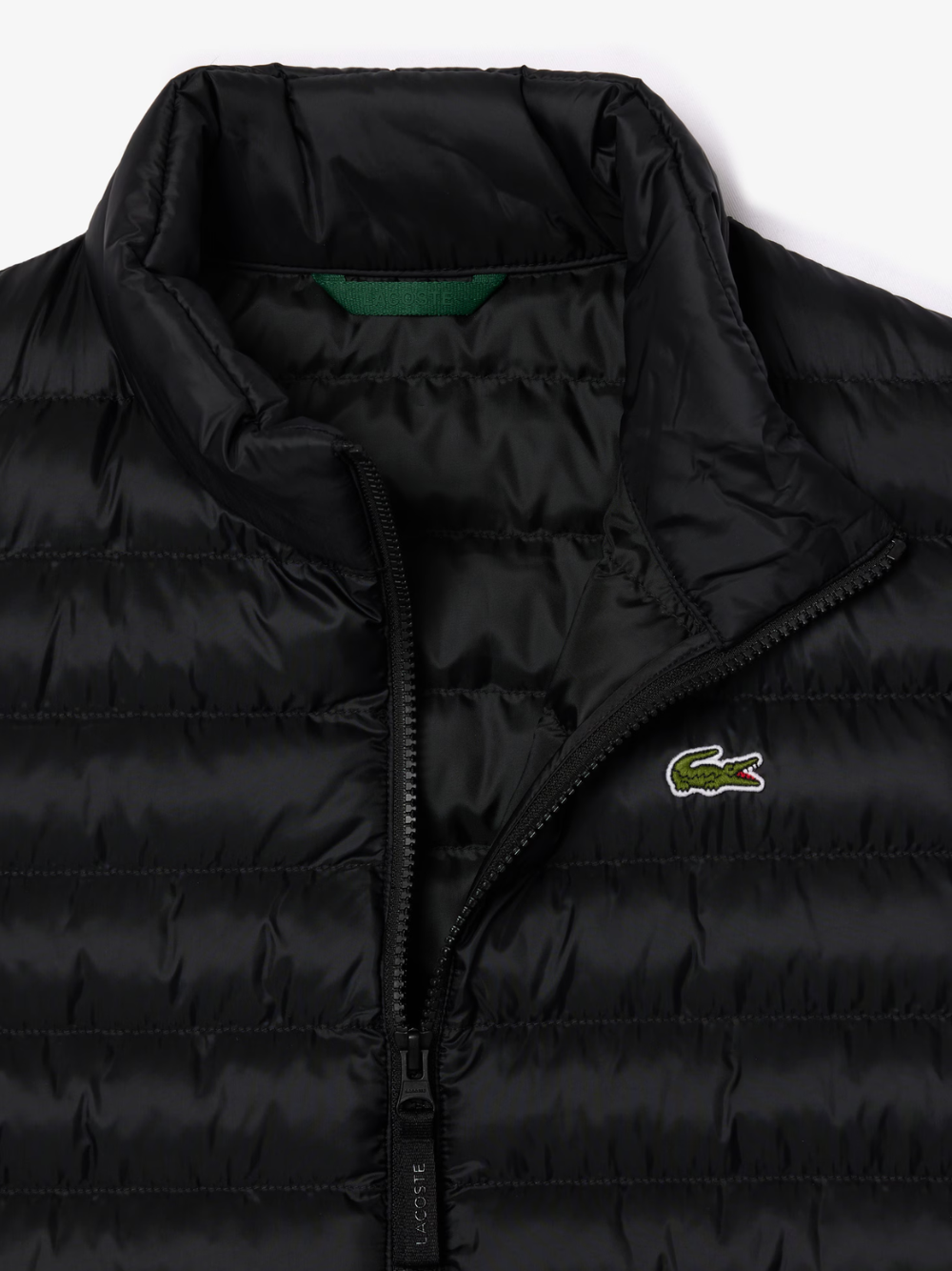 LACOSTE Water-Repellent Puffed Vest Black