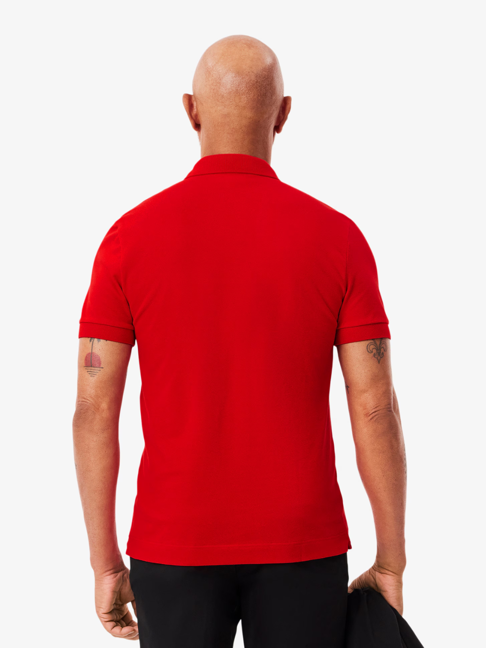 LACOSTE Regular Fit Paris Stretch Piqué Polo Shirt Red