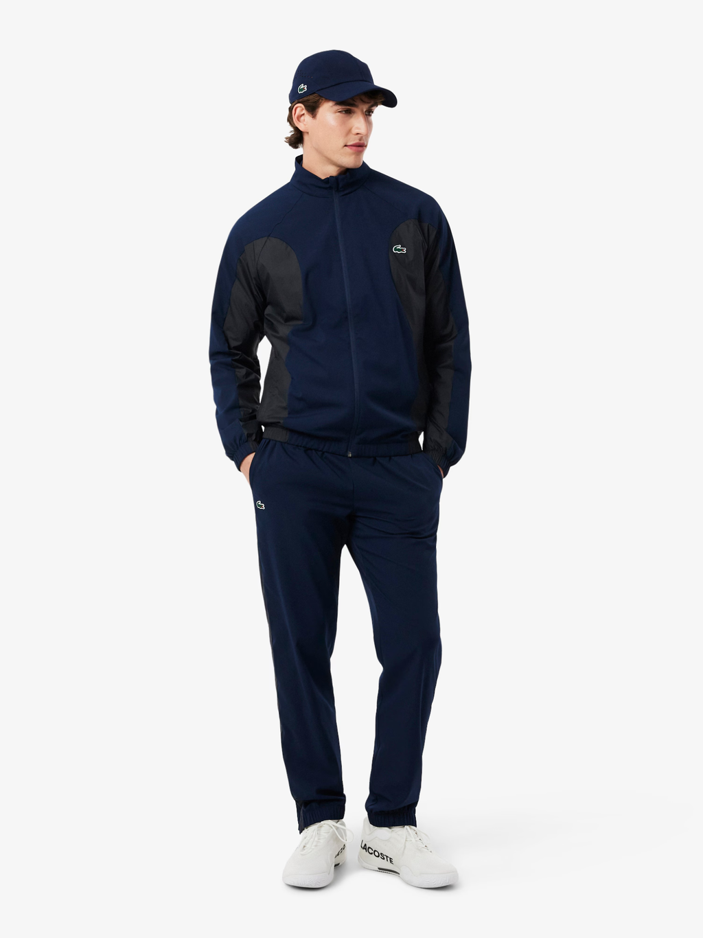 LACOSTE Tennis Water-Repellent Tracksuit Navy