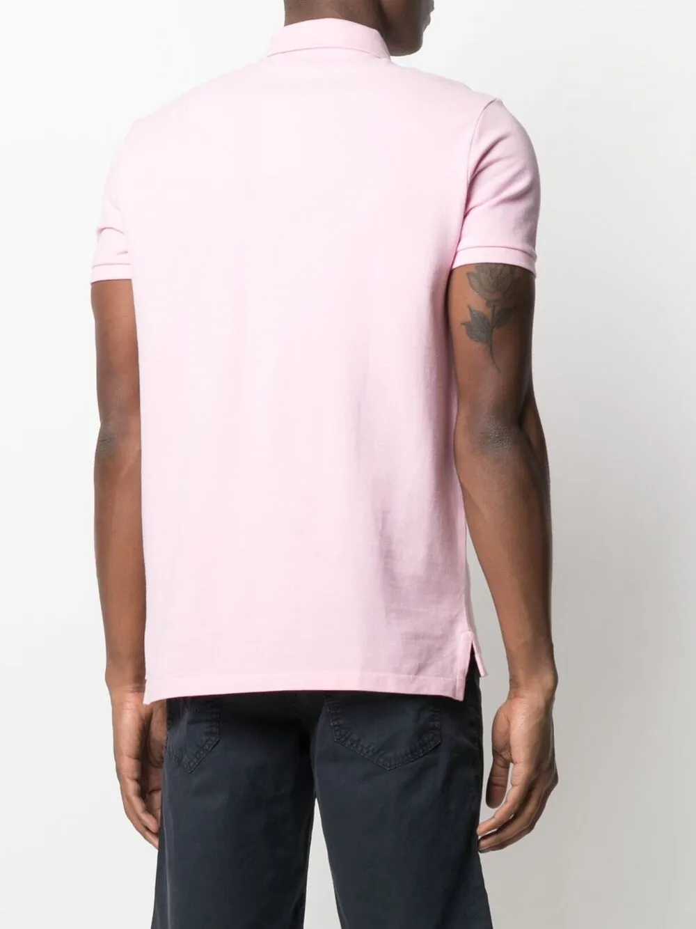 RALPH LAUREN The Iconic Mesh Polo Shirt Carmel Pink