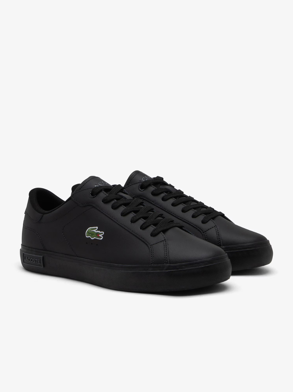 LACOSTE Powercourt Leather Sneakers Black