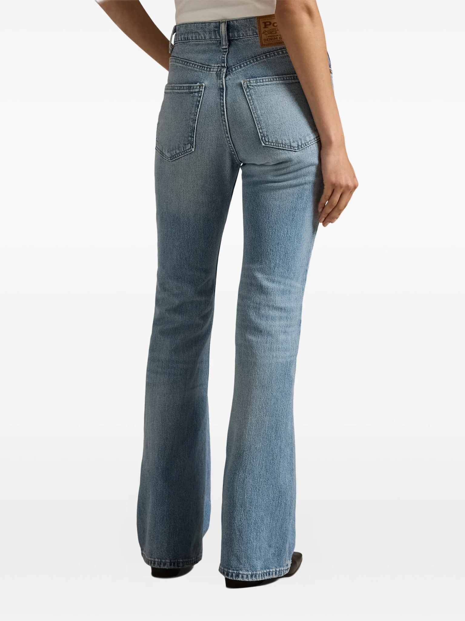RALPH LAUREN WOMEN Flare Jeans Dossi Wash