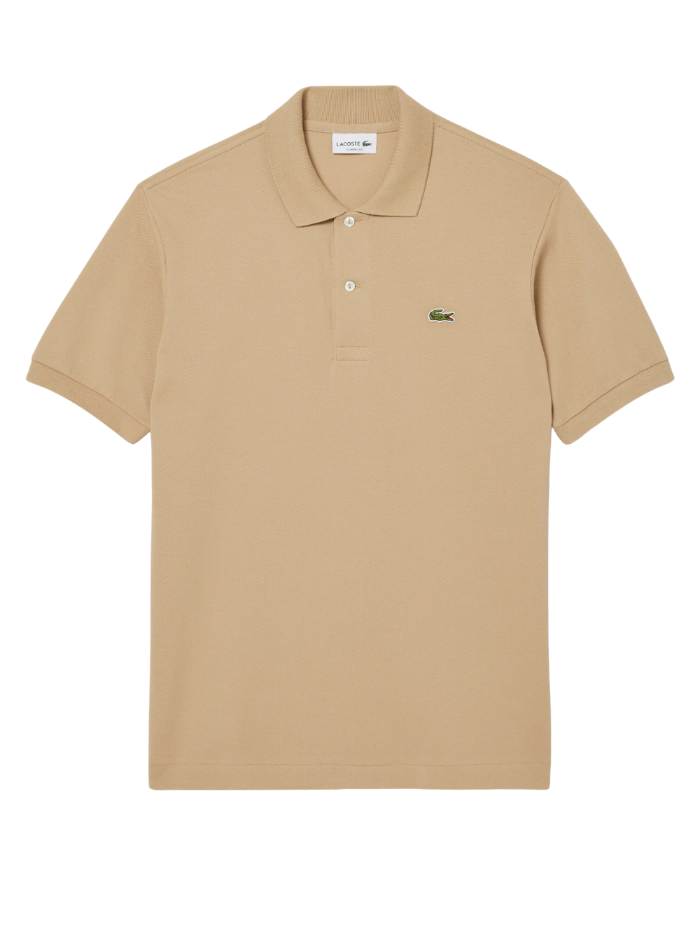 LACOSTE Classic Fit L.12.12 Original Polo Shirt Beige