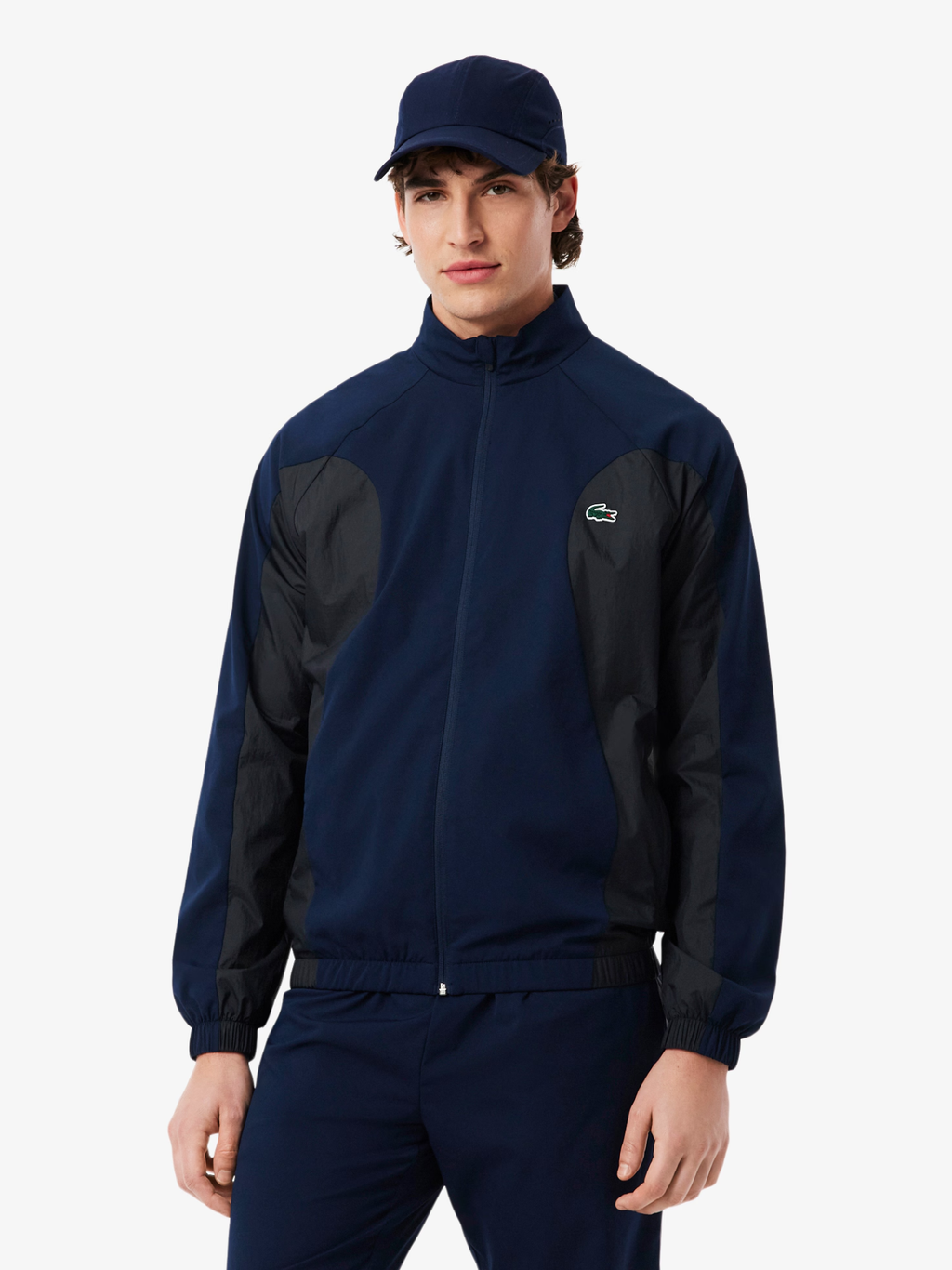 LACOSTE Tennis Water-Repellent Tracksuit Navy
