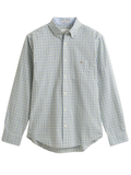 GANT Checked Classic Poplin Shirt Herb Green
