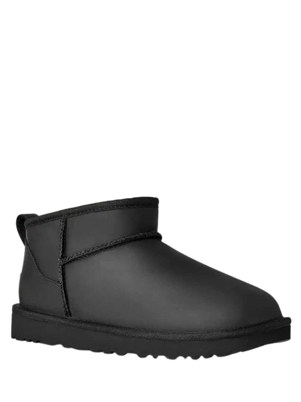 UGG WOMEN Classic Ultra Mini Leather Boot Black