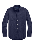 RALPH LAUREN Slim Fit Garment-Dyed Oxford Shirt Navy