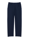 LACOSTE Regular Fit Linen Chino Pants Midnight Blue