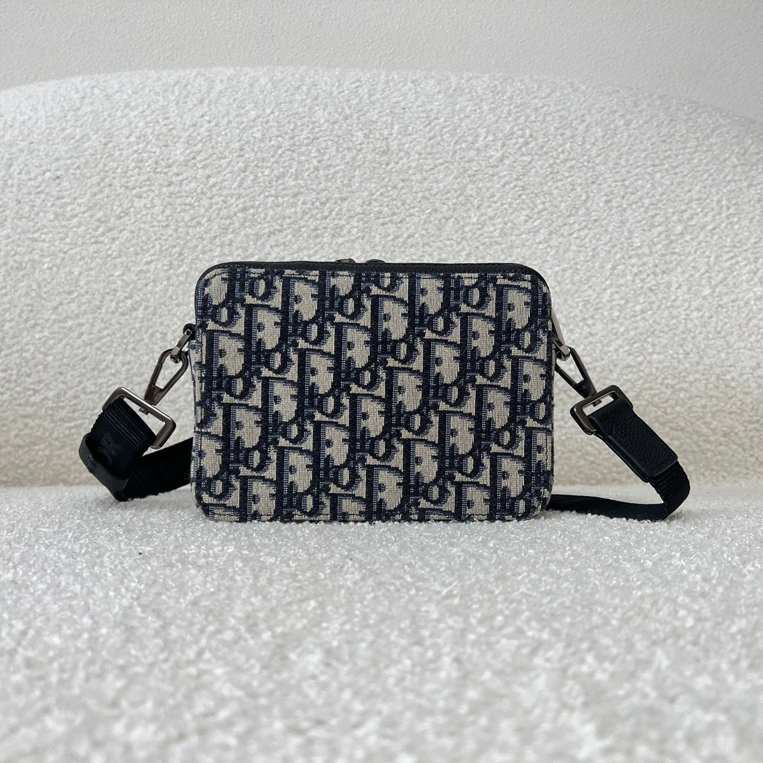 Blue and Black grey Bag