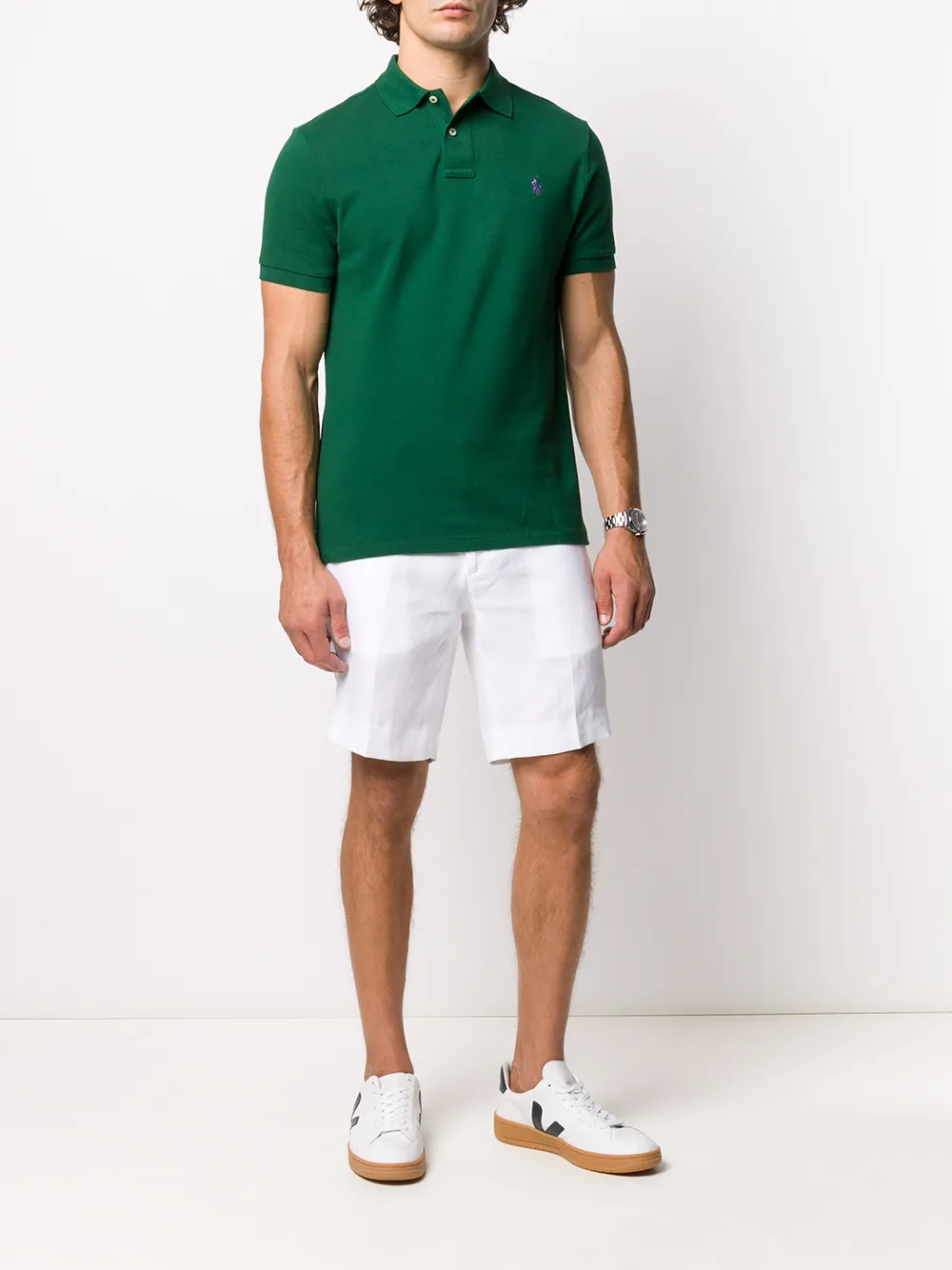 RALPH LAUREN The Iconic Mesh Polo Shirt New Forest
