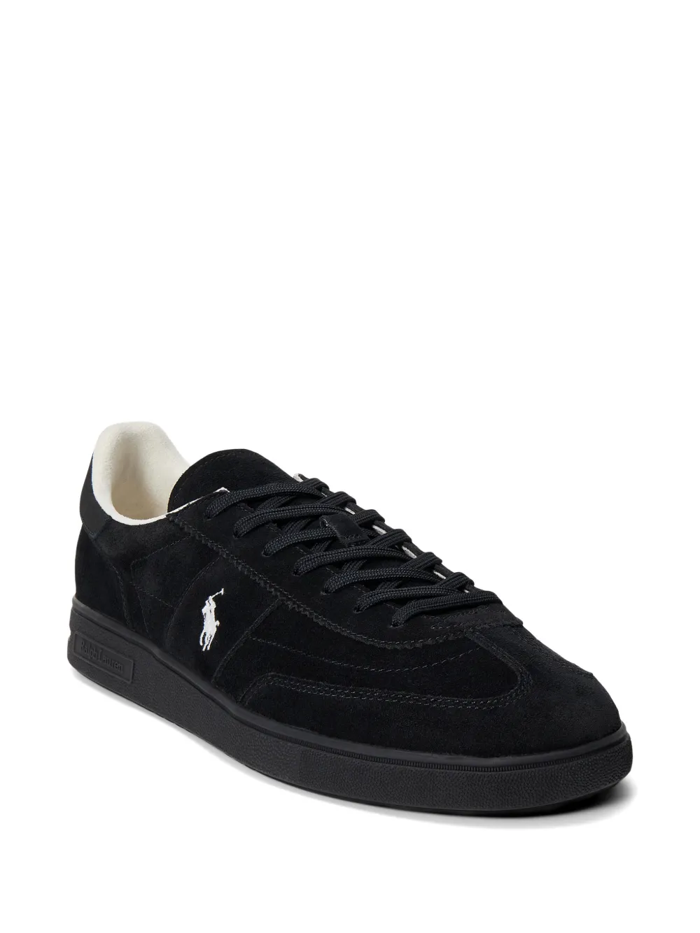 RALPH LAUREN Bedford Suede Sneaker Black/Faded Black