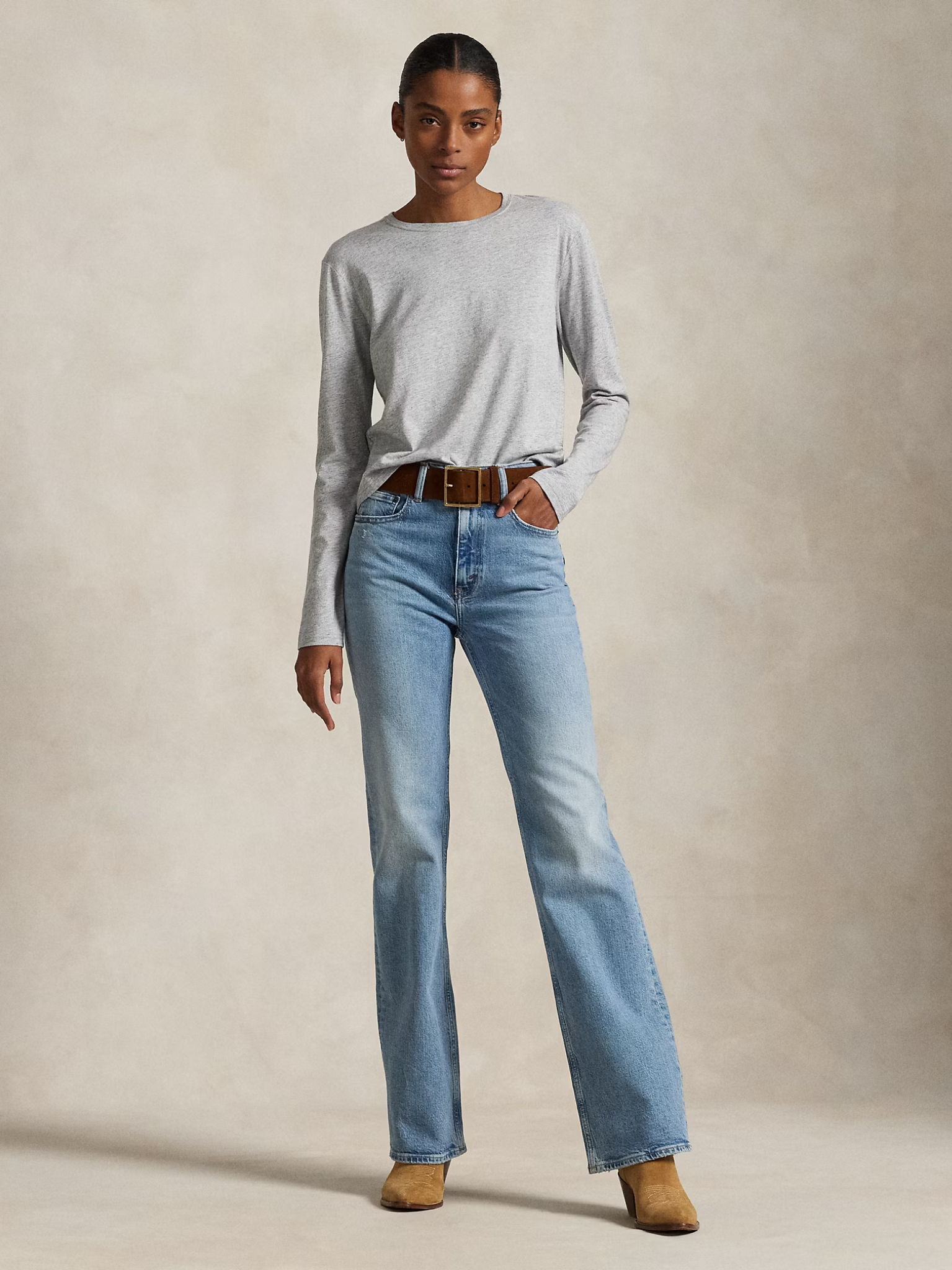RALPH LAUREN WOMEN Boot Jeans Bruini Wash