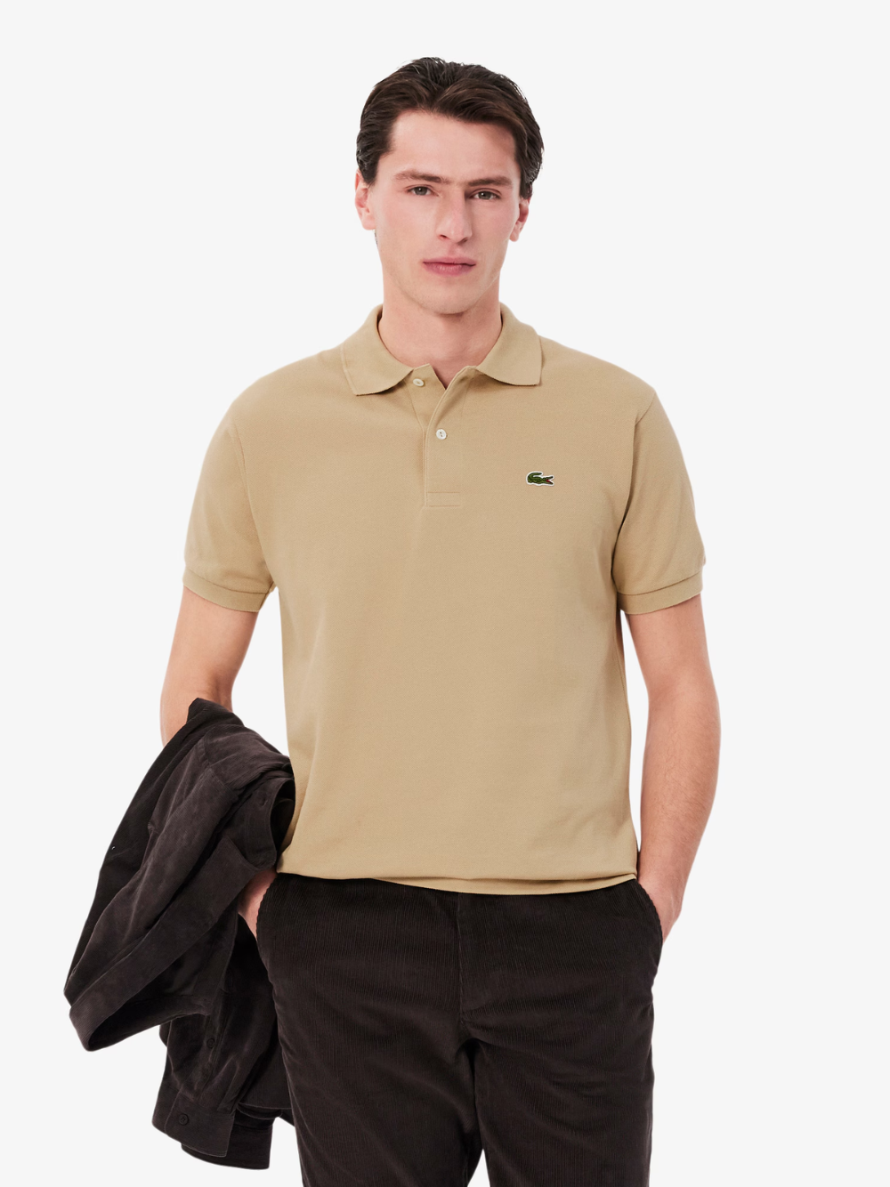 LACOSTE Classic Fit L.12.12 Original Polo Shirt Beige
