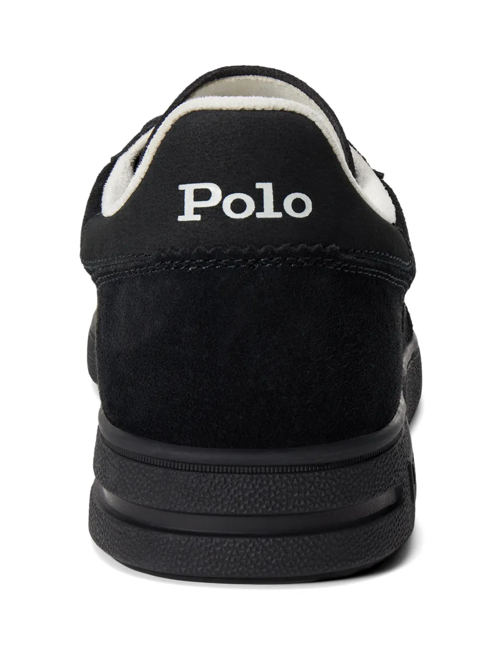 RALPH LAUREN Bedford Suede Sneaker Black/Faded Black