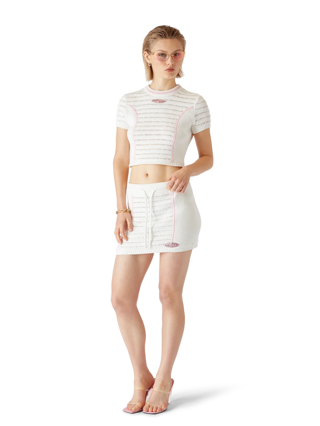 CASABLANCA WOMEN Bourgeoise Girl Top White
