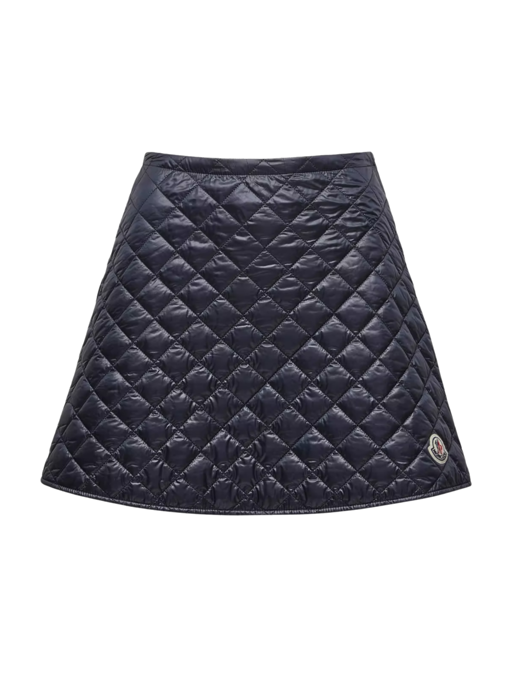 MONCLER WOMEN Diamond-Quilted Mini Skirt Navy
