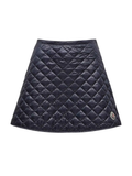 MONCLER WOMEN Diamond-Quilted Mini Skirt Navy