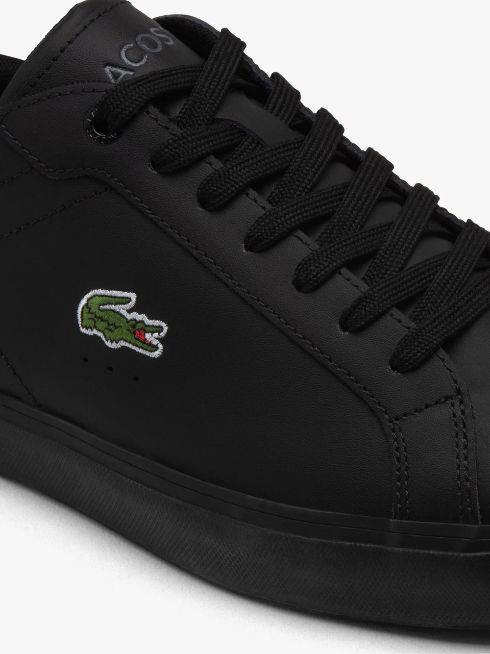 LACOSTE Powercourt Leather Sneakers Black