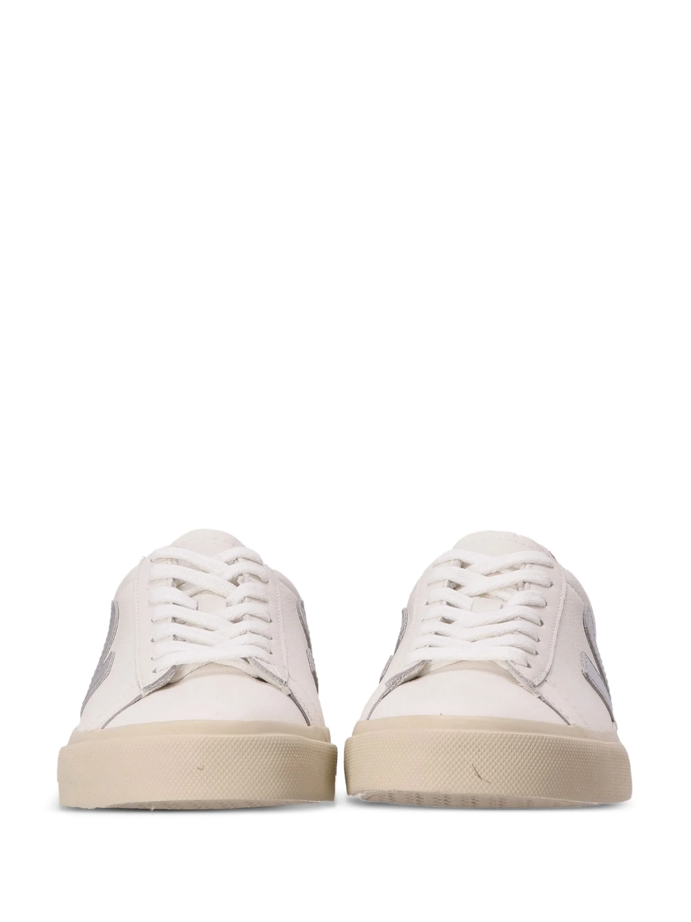 VEJA WOMEN Campo Leather Sneakers White Silver Ultraviolet