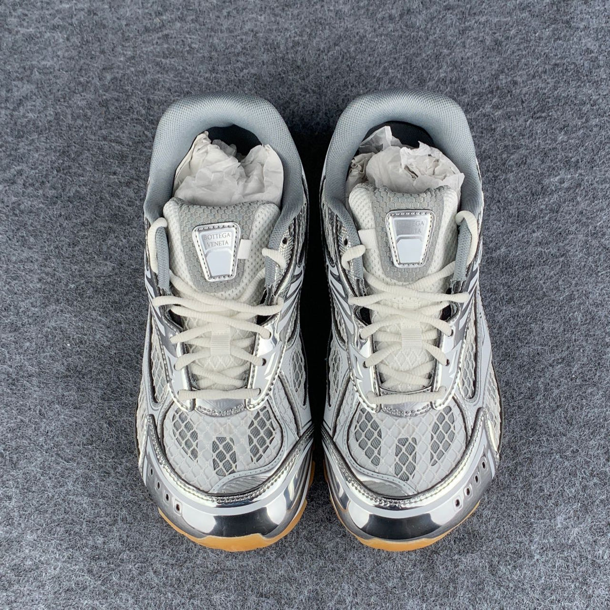 Bottega Veneta Orbit Sneaker ‘Silver White’