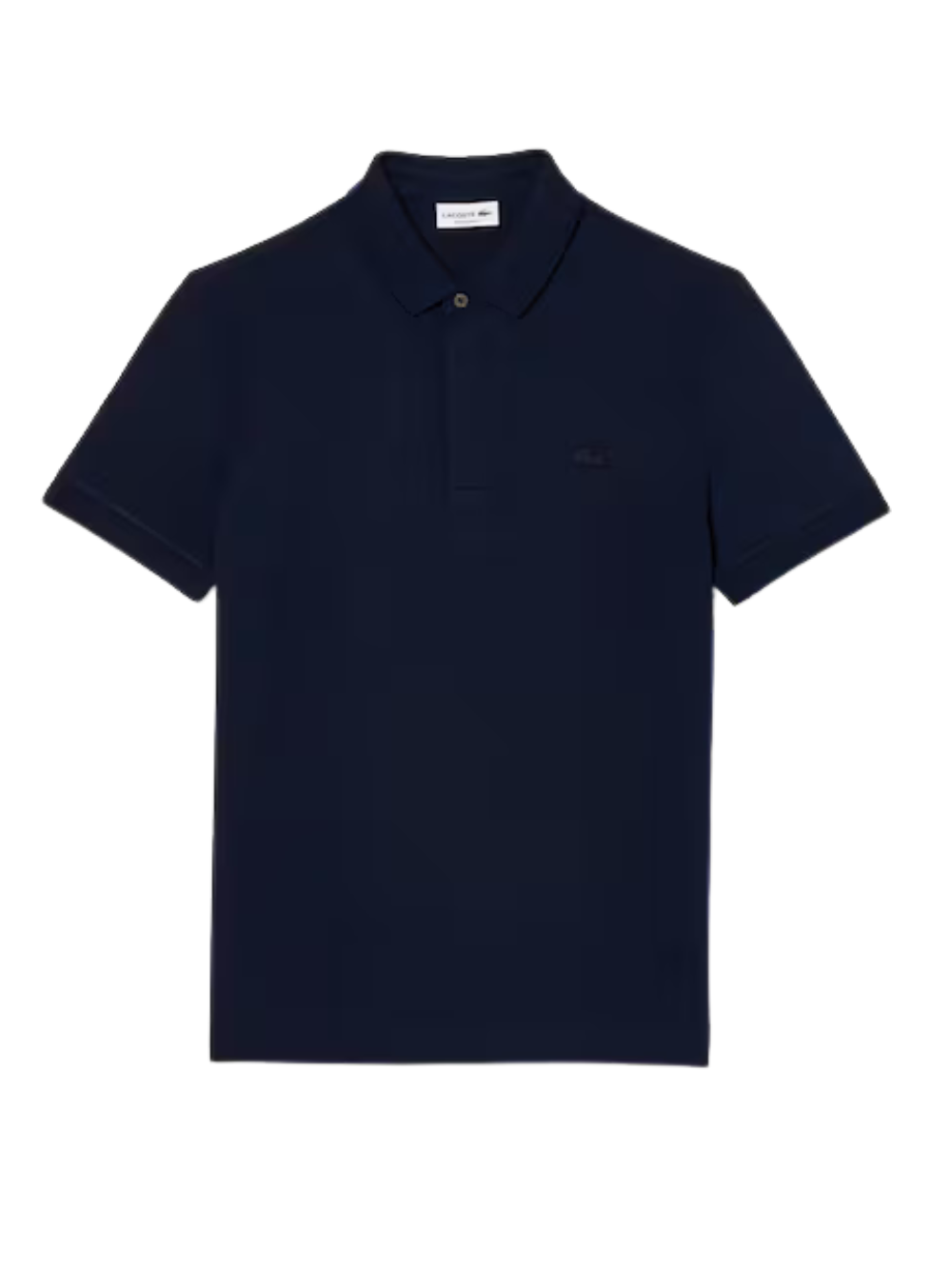 LACOSTE Regular Fit Paris Stretch Piqué Polo Shirt Midnight Blue