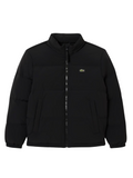 LACOSTE Water-Repellent Hooded Down Jacket Black