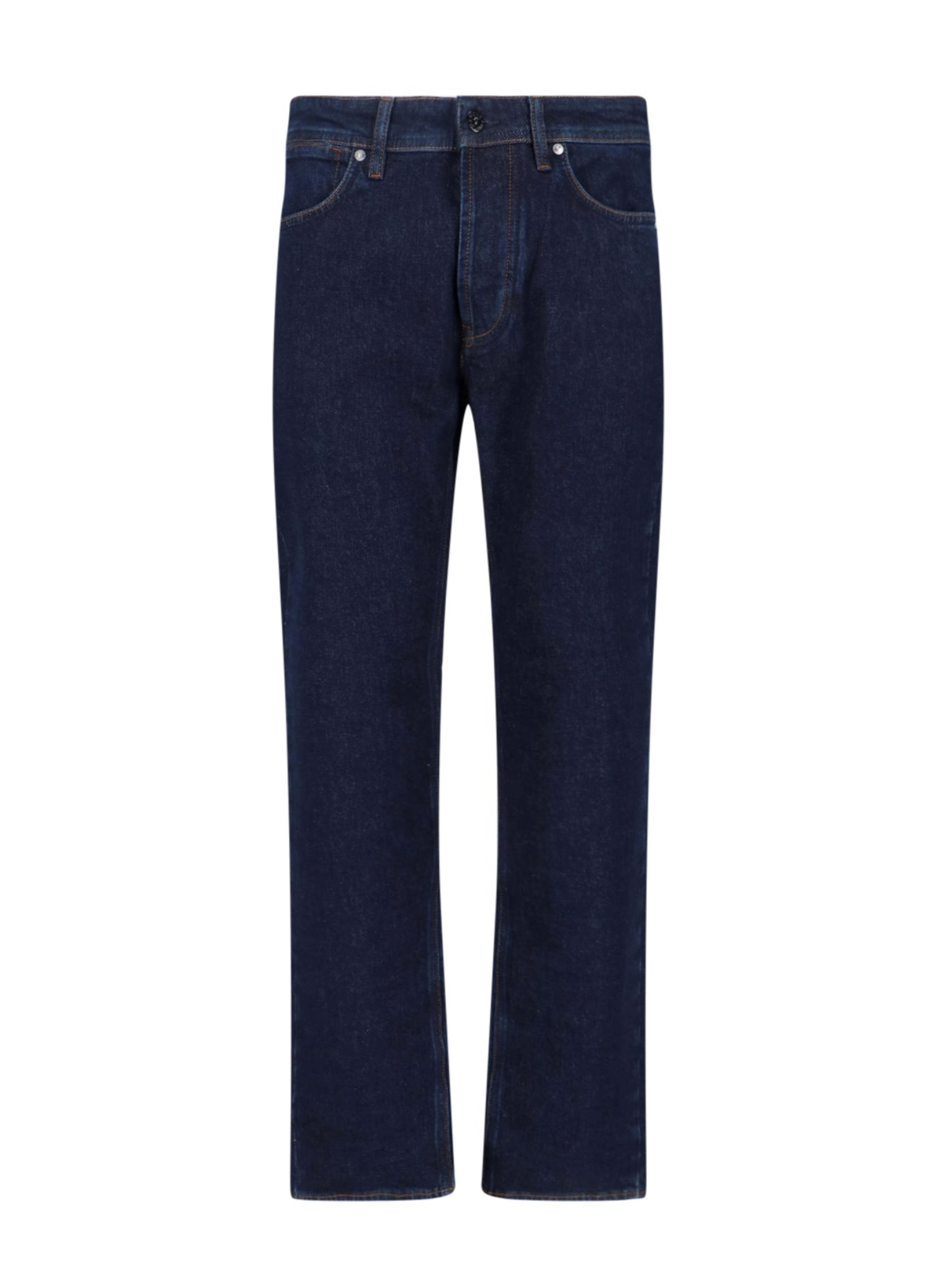 STONE ISLAND Logo Patch Slim Fit Jeans Blue