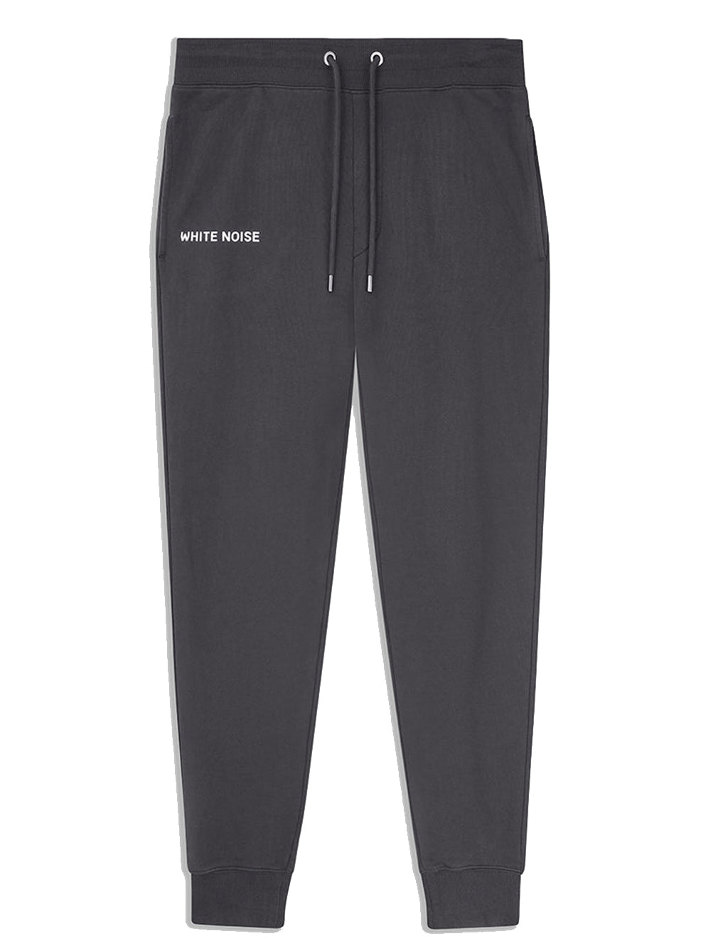 WHITE NOISE Classic Logotype Cotton Sweatpants Black
