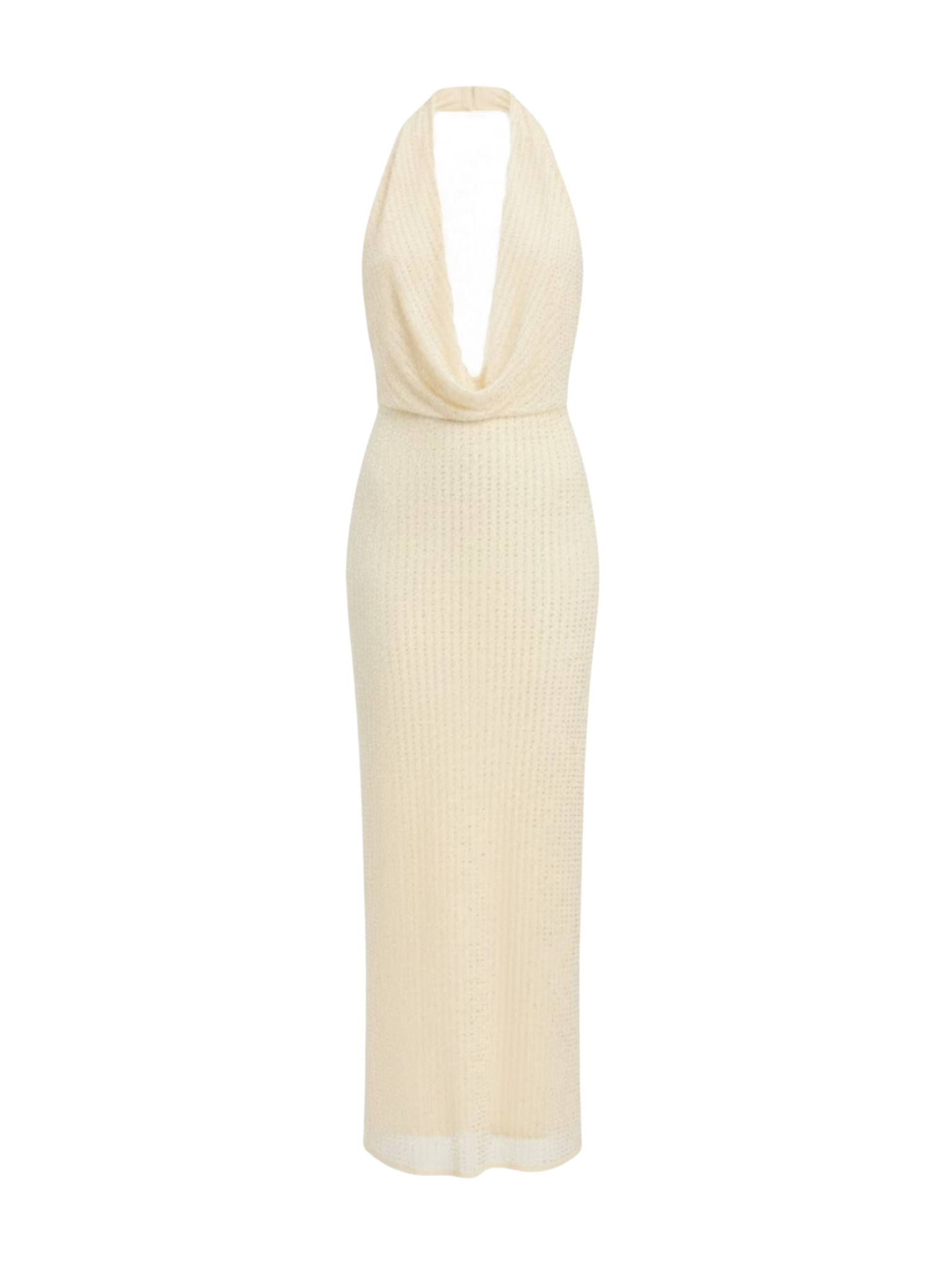 BARDOT WOMEN Nola Sequin Cowl Maxi Dress Buttercup