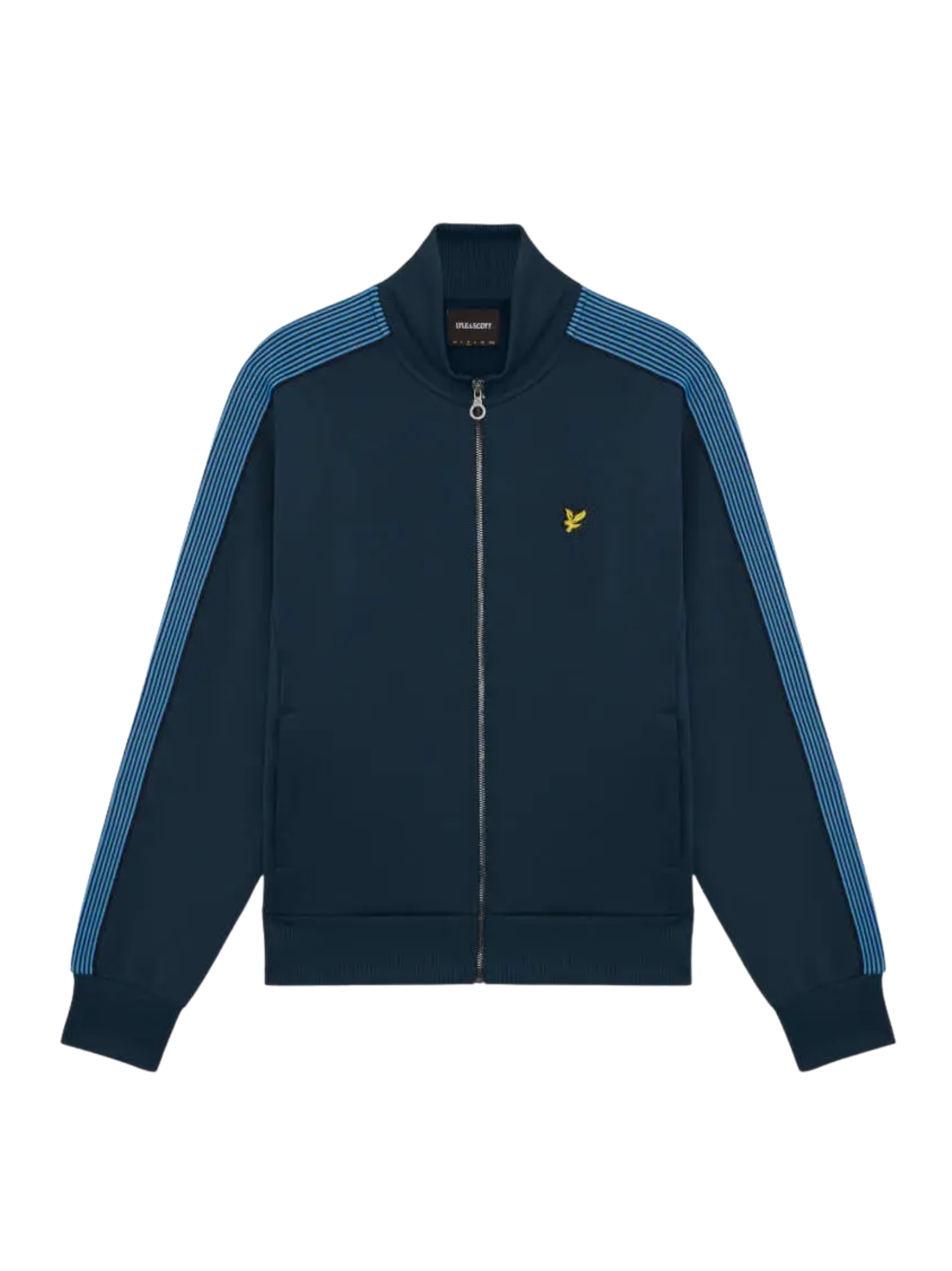 LYLE & SCOTT Striped Taped Track Jacket Dark Navy