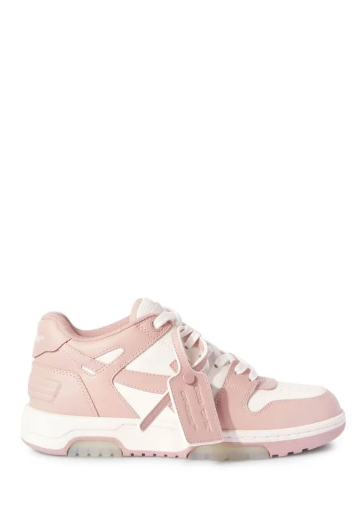 OFF WHITE WOMENS Out Of Office Sneakers White/Pink
