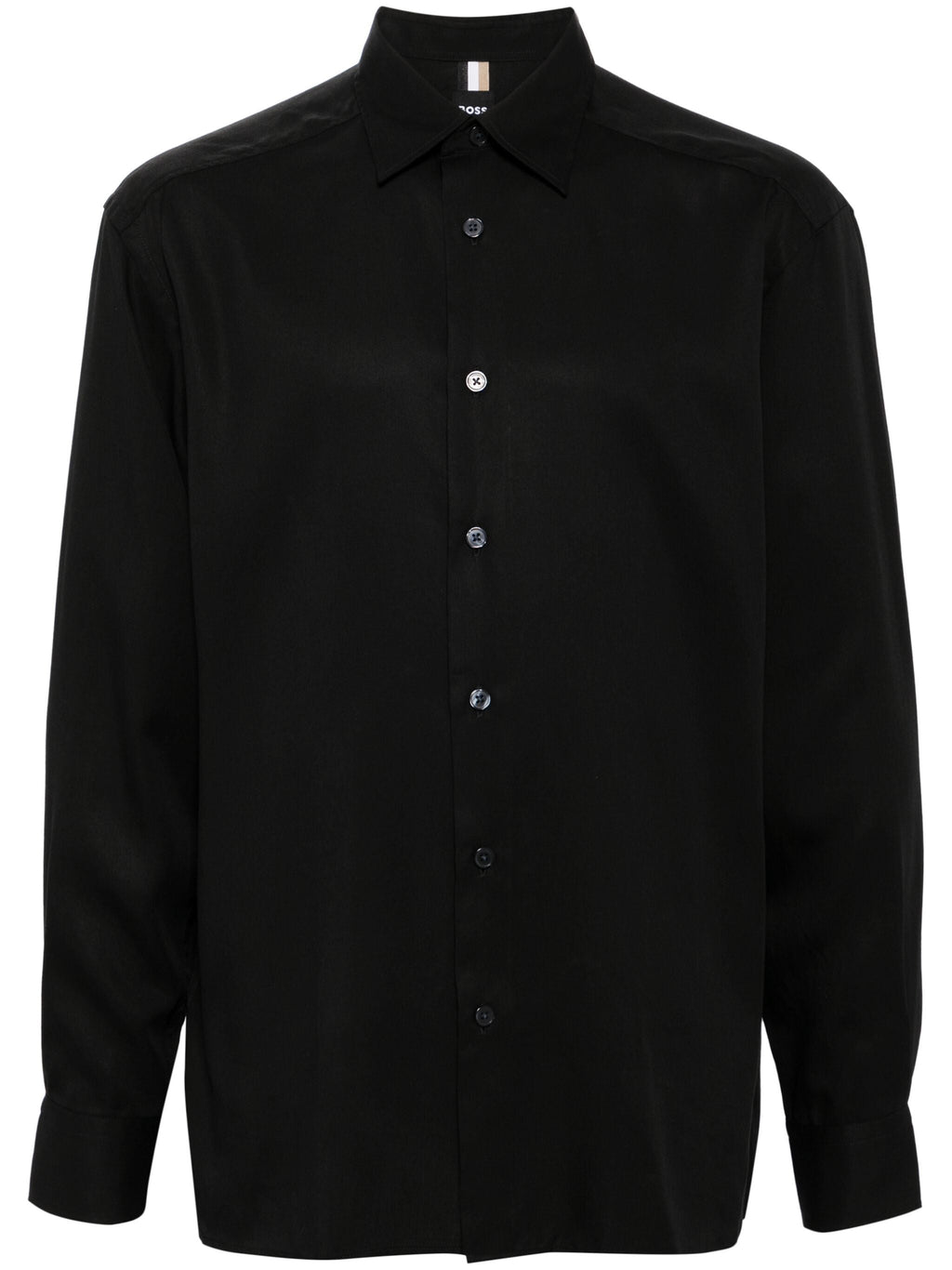 BOSS C-Cory Long Sleeve Cotton Shirt Black