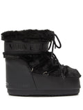 MOON BOOT Icon Low Faux-fur Boots Black