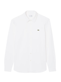 LACOSTE Slim Fit Cotton Piqué Shirt White