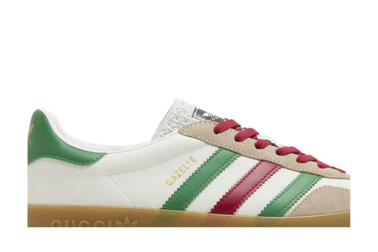 adidas x Gucci Gazelle White Green Red