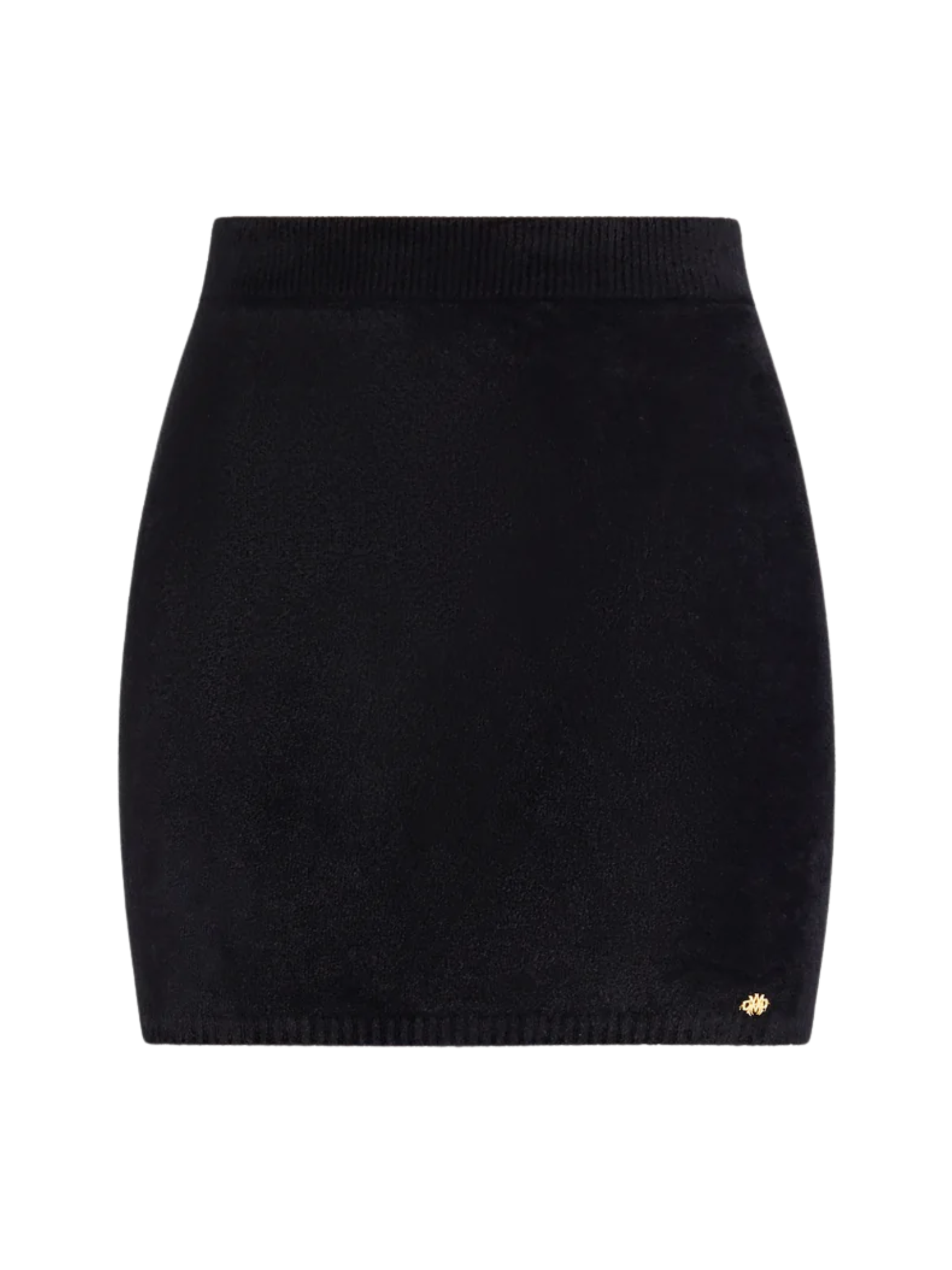 AMIRI WOMEN Velvet Mini Skirt Black