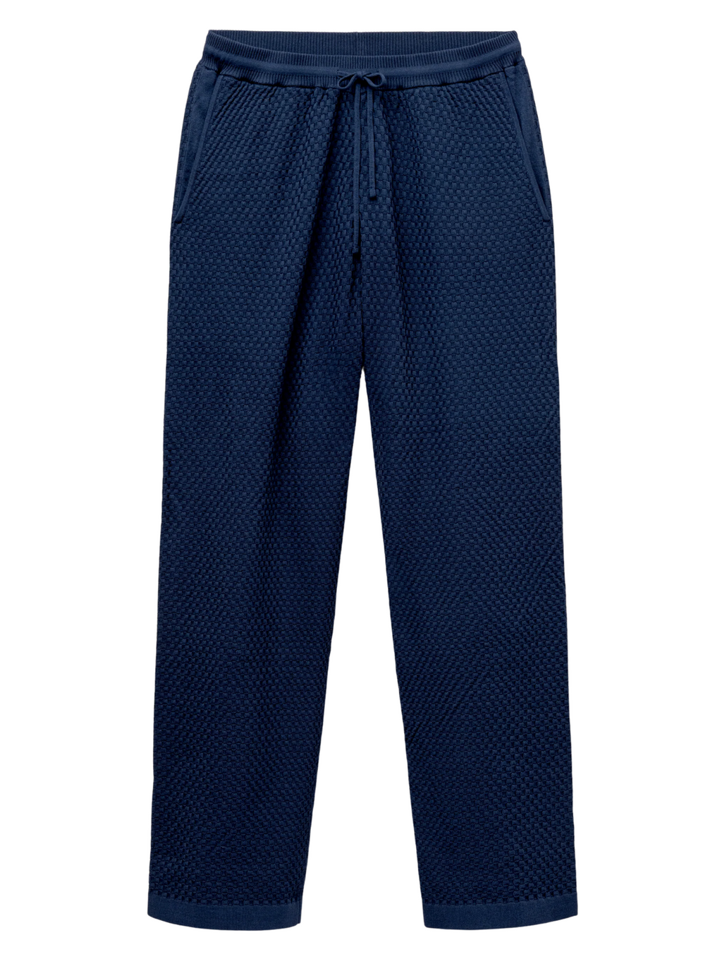 CHÉ Garcia Knitted Trousers Navy
