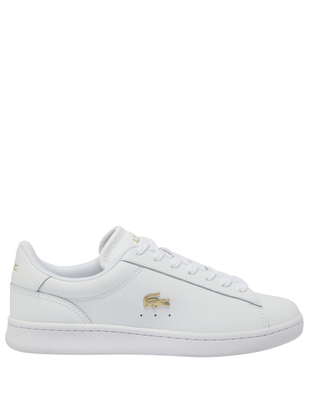 LACOSTE WOMEN Carnaby Set Leather Sneakers White/Gold