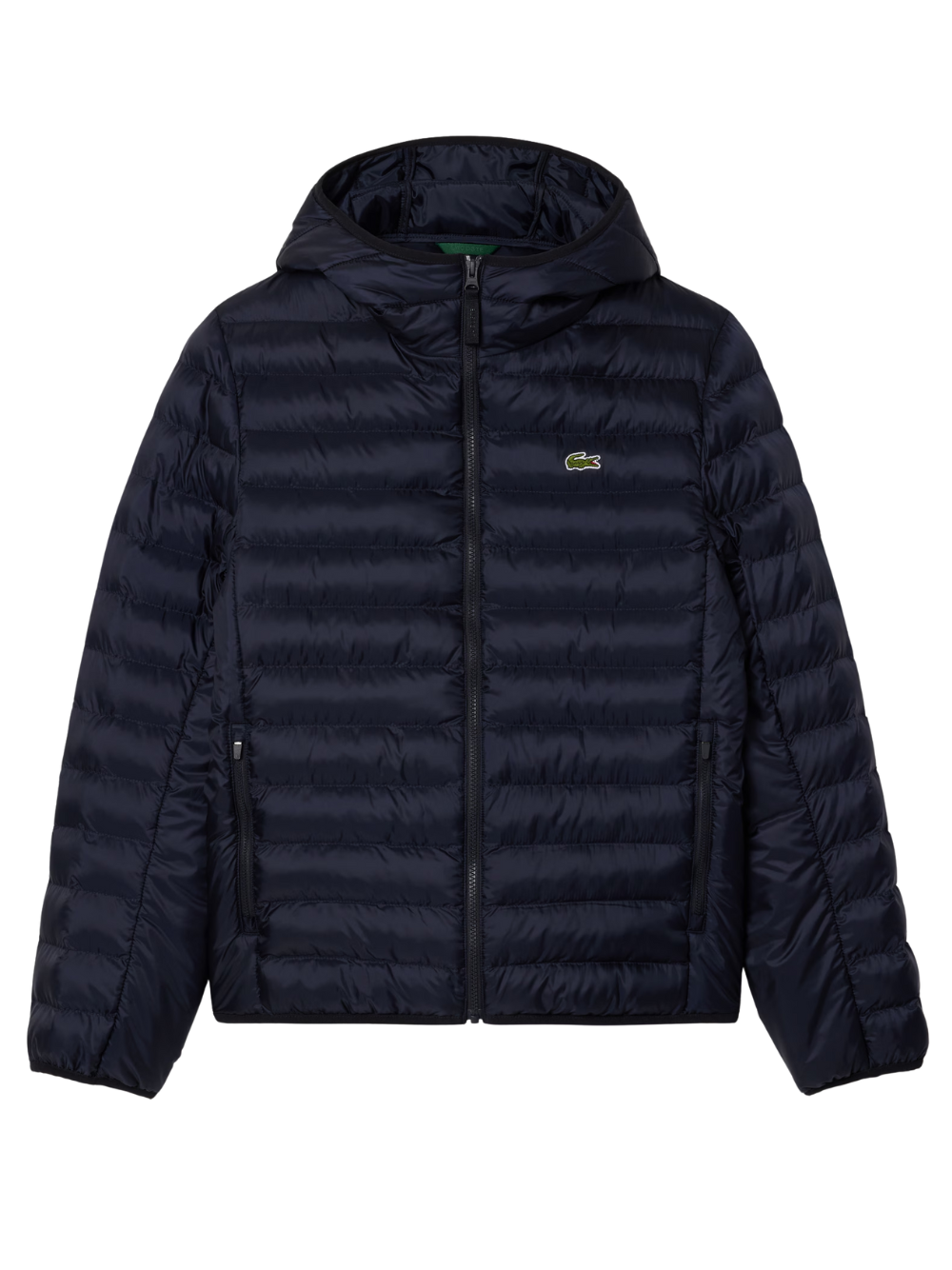 LACOSTE Water-Repellent Quilted Puffed Jacket Navy