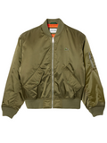 LACOSTE Water-Repellent Padded Bomber Jacket Green