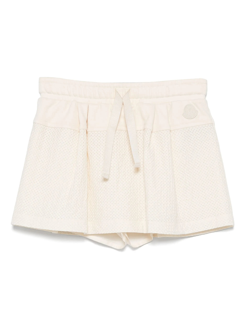 MONCLER WOMEN Embroidered Mini Skirt White