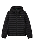 LACOSTE Water-Repellent Quilted Puffed Jacket Black
