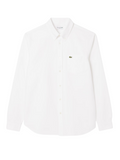 LACOSTE Regular Fit Oxford Shirt White