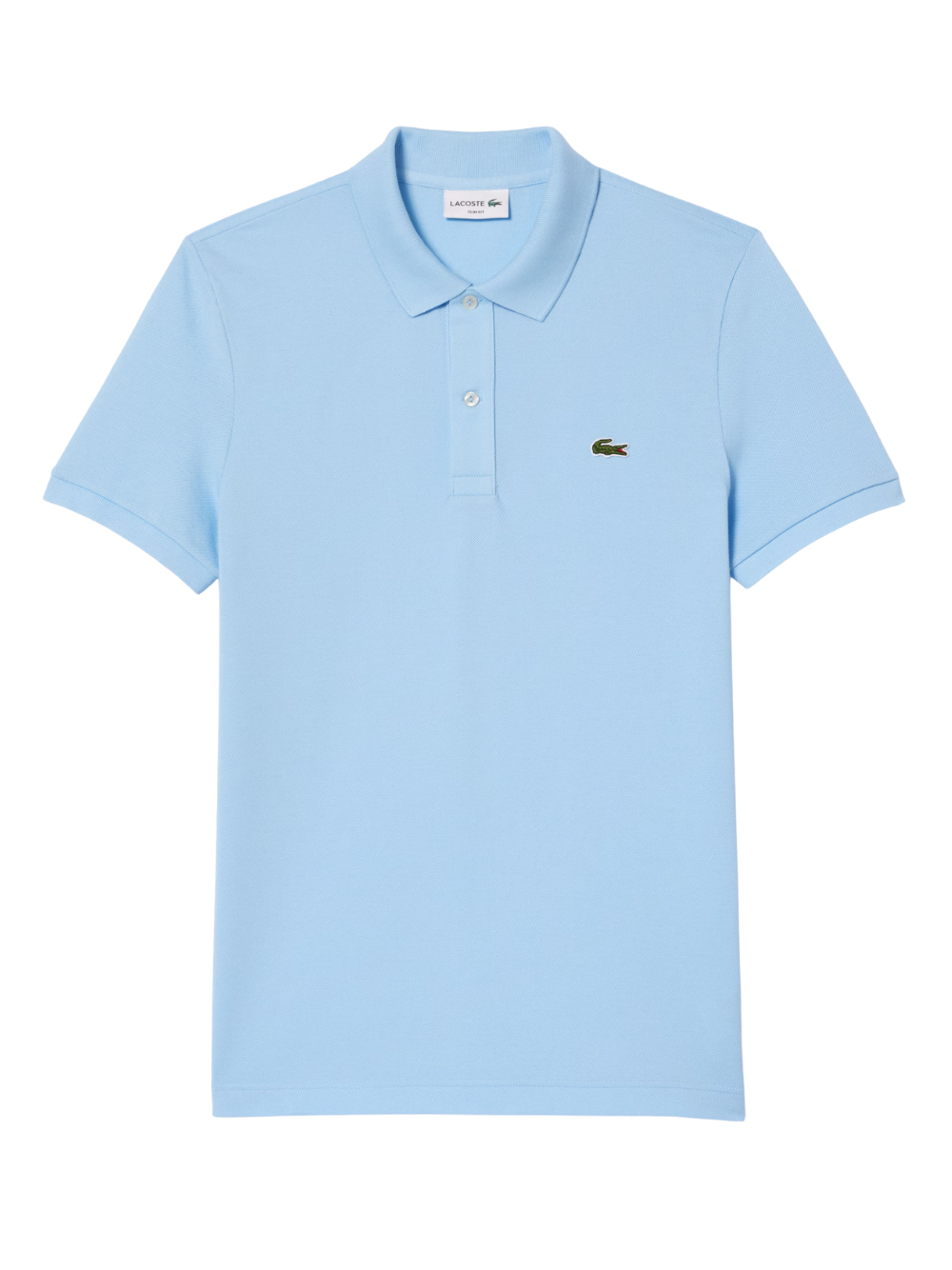 LACOSTE Slim Fit L.12.12 Piqué Polo Shirt Pale Blue