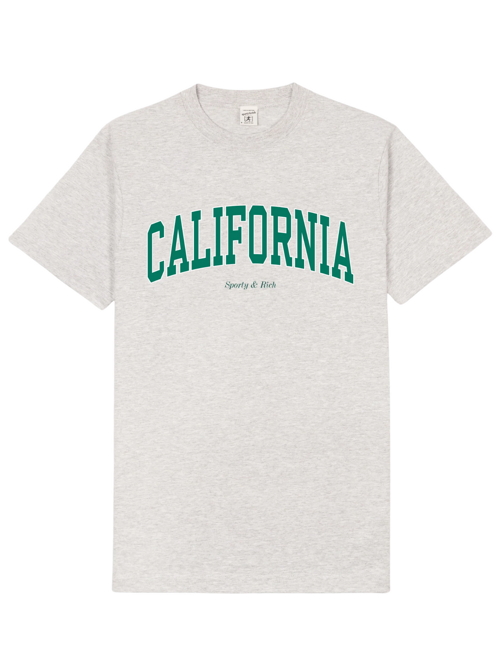 SPORTY & RICH WOMEN California T-Shirt Heather Gray