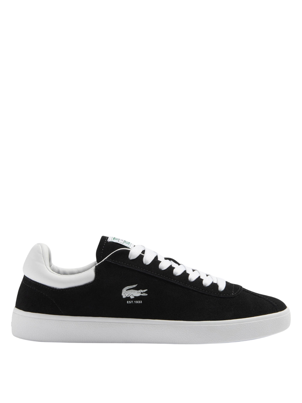 LACOSTE Baseshot Leather Sneakers Black/White