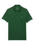 LACOSTE Regular Fit Cotton Polyester Blend Polo Shirt Green