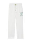CASABLANCA Tennis Club Icon Pintuck Joggers White