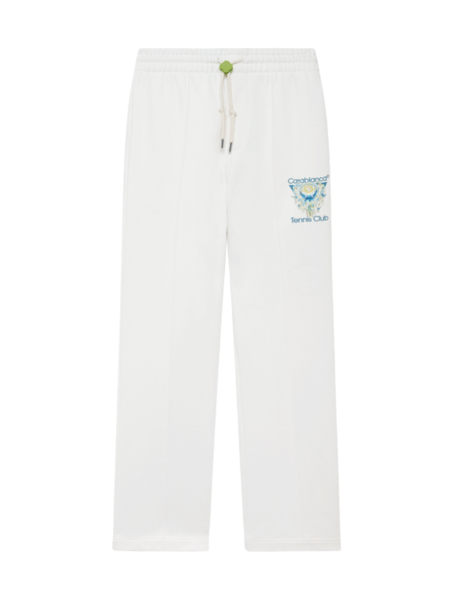 CASABLANCA Tennis Club Icon Pintuck Joggers White